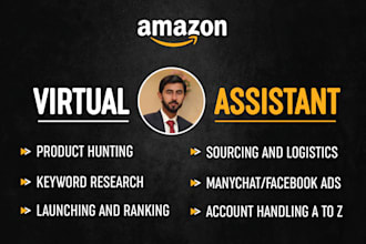 be your amazon virtual assistant and manage your account a to z