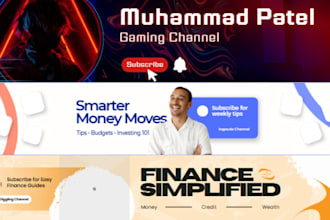 craft a premium youtube channel art package for your brand