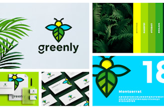create minimal logo and brand style guide