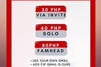 make a poster for your products