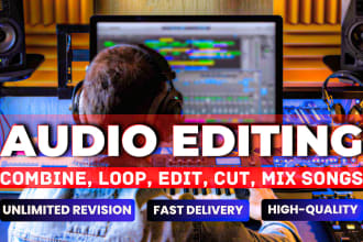 edit, cut, mix or remix songs for your performance