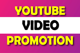do professional and fast youtube SEO video promotion