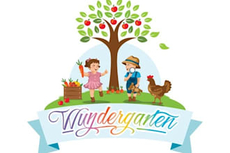 do a preschool mother care childcare daycare logo design