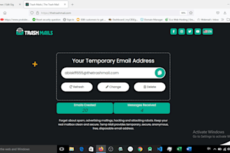create disposable mail website at cheapest price