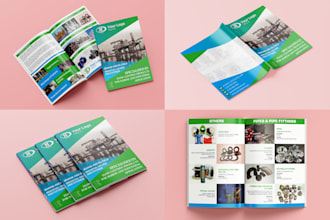 design print ready brochure, company profile, product catalog, and booklet