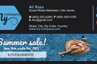 create html email signature or clickable email signature