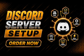 fully setup discord server gaming community