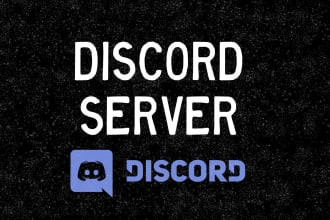 fully setup discord server gaming community