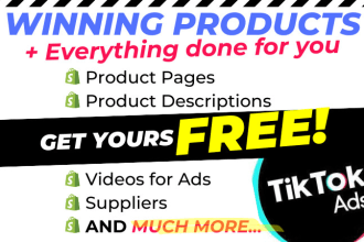 do winning product research for tiktok shop shopify dropshipping