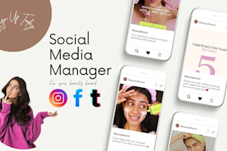 be beauty social media manager, cosmetics social media manager