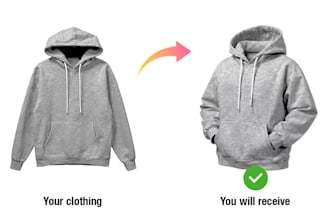 convert your flat lay clothing image into a realistic 3d ghost mannequin effect