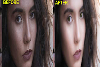 professionally retouch and edit