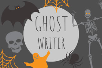 be your ghostwriter,  children story book and ghost book writer