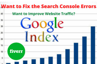 do fix google index errors in the search console