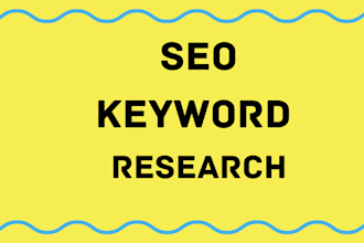 provide best SEO keyword research service