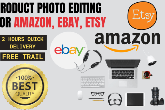 do product photo editing for amazon, ebay, etsy in photoshop