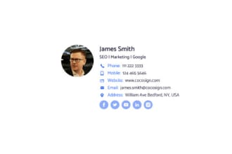 make a clickable html email signature for outlook, gmail,etc
