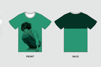 create new design of t shirt merchandise