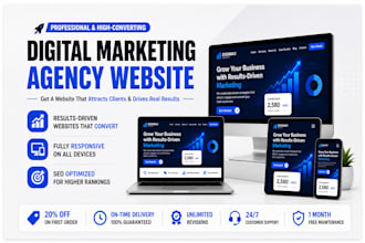 design digital marketing agency website