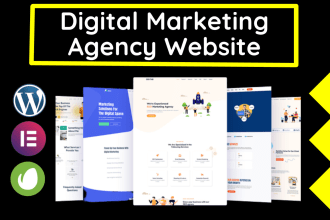 design digital marketing agency website