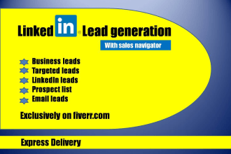 do targeted b2b linkedin lead generation by sales navigator