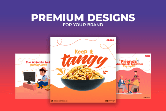 design premium social media posts, carousels, and stories