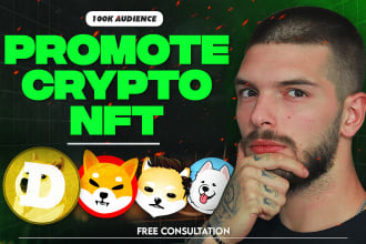 promote your crypto or nft