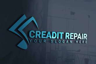 do credit repair accounting and financial logo design