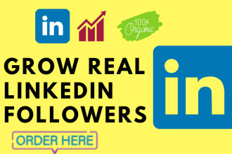 manage and super  grow your linkedin in  organic way