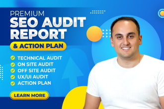 provide a full SEO audit report and action plan