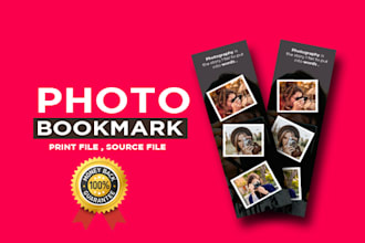 create your own custom photo bookmark ,