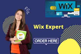 develop wix website design and redesign wix website