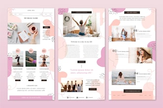 design canva editable business marketing email newsletter template