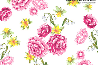 design and create  seamless floral prints and patterns