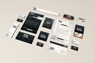 create modern minimalist logo with brand style guide