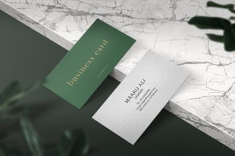 design professional business card for you