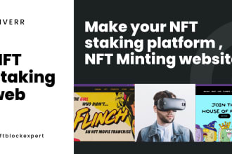 create an nft minting and staking site on ethereum