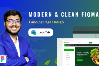 do figma website design uiux and figma landing page design