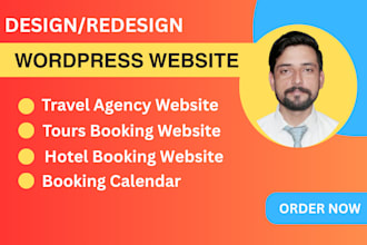 build a travel agency, tour booking, and hotel booking website on wordpress
