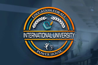 design childcare school college university education logo