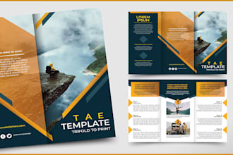 design business flyers and sports brochures