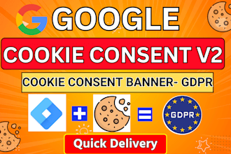 fix or setup cookie consent mode v2, cookie consent banner, consent mode v2, GTM