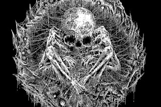 create death metal design artwork