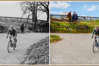 colorize and restore black and white photo