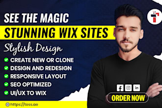 design, develop, or redesign your business wix website or landing page