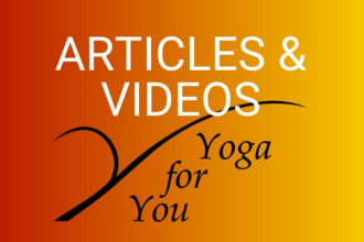 write yoga article, yoga logo,yoga video,yoga teacher