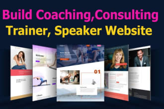 build premium life coaching website,coaching or consultant website