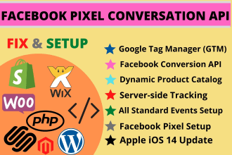 fix or setup facebook conversion API pixel tracking with GTM