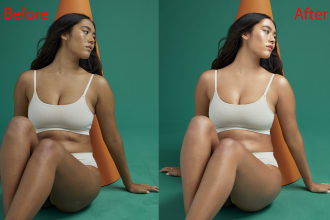 do professional natural beauty portrait photo retouch