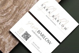 create modern luxury minimalist business card